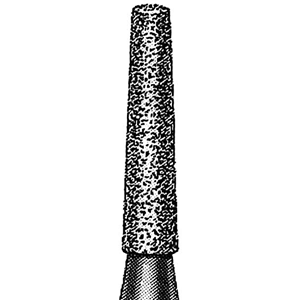Ad 555 Diamond Burs, Taper Fissure, ISO 172524 #14, Friction Grip, Medium, Each Each