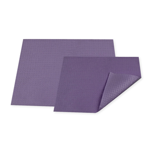 Livingstone Dental Bib or Head Pad, Unfolded, 4-ply Waterproof Lined, 31 x 50cm, Large, Lavender, 250/Box, 1000/Carton Carton