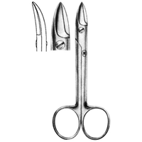 Crown Beebee Scissors, 10cm, Curved, Blunt/Blunt, Each Each