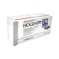 Ozdent Hogen Spitze Dental Cartridge Needles, 27 Gauge x 35mm, Imperial Thread, 100 Pieces/Box