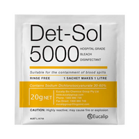 Det-Sol 5000 Disinfectants, 20g Sachet, 75 Sachets/Box Box