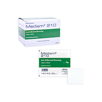 Mediam®210 Low Adherent Dressing, 10 x 10cm, Sterile, White, 50/Box Box