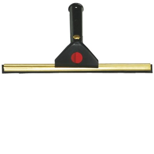Oates Professional Aluminium Window Squeegee Head Only, 350mm, Black Rubber, Black, Each Each
