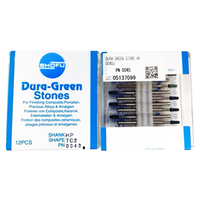 Shofu Dura Green Stones, Shank HP, Shape TC2, No 0040, 12/Pack
