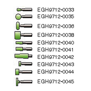 Shofu Dura Green Stones, Shank HP, Shape WH1, No 0043, 12/Pack