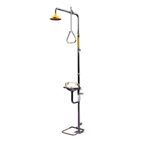 Speakman Emergency Combination Shower, with Eye and Face Wash, with Stainless Steel Bowl, Each Each