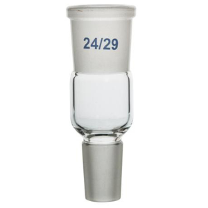 Livingstone Adapter, Expansion, Socket Joint 24/29, Cone 14/23, Borosilicate Glass, Each Each