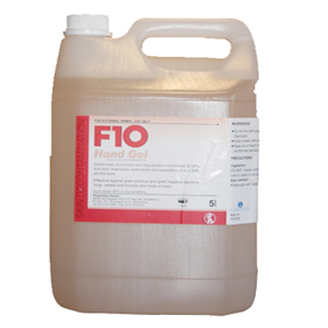 F10 Hand Gel, 5 Litre, Each Bottle