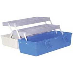 FA CASE Recyclable Plastic (MEDICOR ONLY) 42 x 18.5 x 18cm GREY AND BLUE Each
