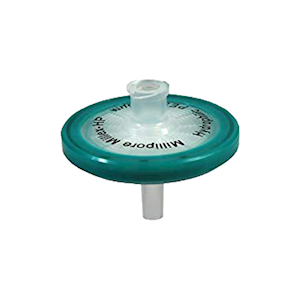 Millipore Millex-GS Syringe Filter, 33mm Diameter, 0.22um Pore Size, Mixed Cellulose Esters (MCE), Ethylene Oxide, Sterile, 50/Pack Each