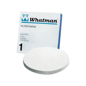 Whatmann Filter Paper, Qualitative, Circles, Medium/Fast Speed, Grade 1, Diameter: 85mm, Ash pct: 0.06, 11 um, Thickness: 0.18mm, 100/Pack Pack