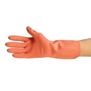 Astra Silver Lined Natural Rubber Gloves, Biodegradable, Size 7, Blue, 1 Pair/Pack (GSG7) Pair