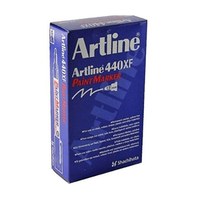 Artline 440 Paint Marker, Bullet Point, 1.2mm, Blue, 12/Box Box