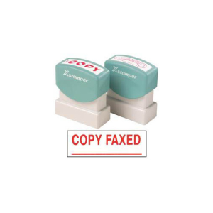 XSTAMPER 1546 COPY FAXED RED EACH Each