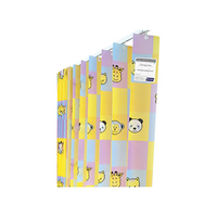 Haines Disposable Curtains, Paediatric Safari Print, 7.5mx2m Drop, Eyelets 15cm Apart, 120GSM, 100pct Polypropylene, Nonwoven Fabric, 5/Box Box