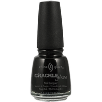 China Glaze Crackle Black Meshnail Polish Ea Each