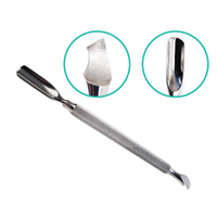 Hawley Cuticle Pusher and Knife, Stainless Steel, Each Each