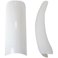 Hawley Nail Tips-Curved French White Size#4 50pieces/pack Pack