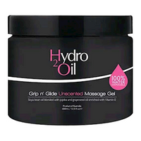Caronlab Hydro 2 Oil Grip N' Glide Massage Gel, 400g, Unscented, Each Each