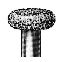 Intensiv 11A Diamond Burs, Wheel, ISO 68524 #39, Friction Grip, Medium, Each Each