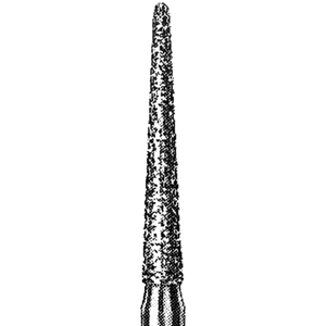 Intensiv 237 Diamond Burs, Domed Taper Fissure, ISO 199524 #22, Friction Grip, Medium, Each Each