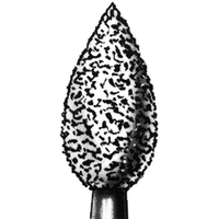 Intensiv 255C Diamond Burs, Flame, ISO 257534 #23, Friction Grip, Coarse, Each Each