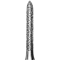 Intensiv 408 Diamond Burs, Long Bullet, ISO 289524 #15, Friction Grip, Medium, Each Each