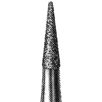 Intensiv D1 Diamond Burs, Needle Point, ISO 159524 #10, Friction Grip, Medium, Each Each