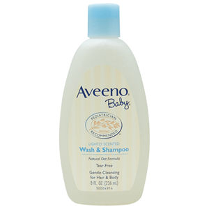 Johnsons & Johnsons Aveeno Baby Wash and Shampoo, 236ml Each