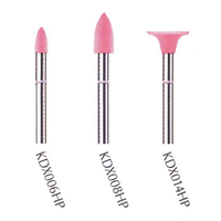 Kenda Diagum Ceramic/ Porcelain Polishing, No. X014, 12 x 2mm, Disc, Handpiece, Pink, 6/Pack Pack