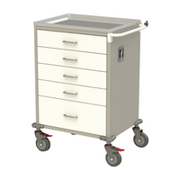 KERRY EQUIP MEDICATION CART 5 DRAWER 635WX485DX1000H Each