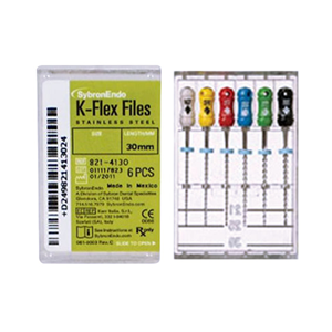 Kerr K-Flex Files, 30mm, No. 90, Stainless Steel, Colour-Coded, 6/Pack