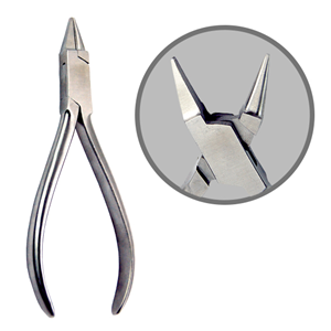 Kosmo Lab Plier Fischer, Flat Nose (no Eyes) - 1 Side Smooth and 1 Side Slightly Rough, Each Each