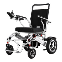 Livingstone Power Electric Wheelchair, 107 x 64.5 x 97 cm, Max. Capacity: 120kg, Lightweight, Lithium Batteries, Black & Silver, Each