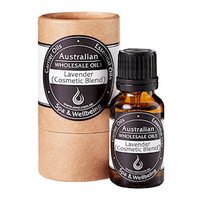 Australian Wholesale Oils Lavender Essential Oil, 100mL, Cosmetic Blend, Herbaceous Floral, Each Each