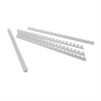 BINDING COMBS 21 R 8MM WHITE 100/BX Box