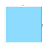Multigate Protex Drapes, 120 x 120cm, Sterile, Blue Colour, 90/Carton Carton