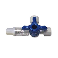 Livingstone 3-Way Stopcock, 2 Female and 1 Male Luer Lock Connectors, Plastic, Sterile, Each Each