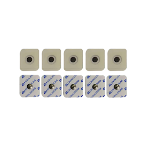 Livingstone ECG Monitoring Electrodes, with Foam Tape and Sticky Gel 4 x 3.5cm, TGA 463846, Loose