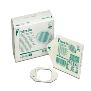 3M Tegaderm Transparent Film Island Dressing, Absorbent, with Non Adherent Pad, 9 x 10cm, 25 Pieces/Box Box