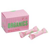 Moxie Organics Tampons, Regular, Biodegradable Organic Cotton, for Medium Flow, 16 Pieces/Pack Pack