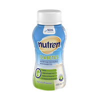 Out of Date, Nutren Hospital Formula Diabetic, Vanilla Flavour, Ready to Drink, 200ml Bottle 24/Carton Price Discounted While Stocks last Carton