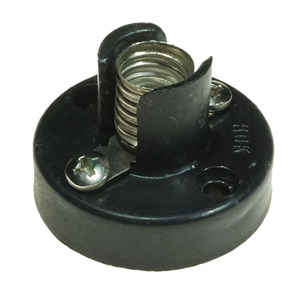 MES Lamp Socket with Recyclable Plastic Base & 2 Screw Terminals, Each Each