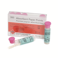 PD Absorbent Paper Points, ISO Size No. 60, Biodegradable, Sterile, Blue, 50/Vial, 6 Vials/Pack Pack