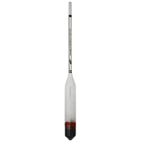 Livingstone Baume Hydrometer, 0 to 10, 300mm, Glass, Each Each