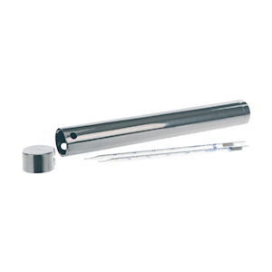 Biochem Pipette Box, Round, 65 x 450 (h) mm, 18/8, Steel, Each Each