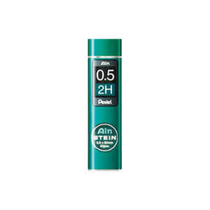 Pentel Pencil Leads Refill 100C 2H 0.5mm 1/Tube Each