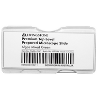 Livingstone Premium Top Level Prepared Slide, Algae Mixed Green, Each Each