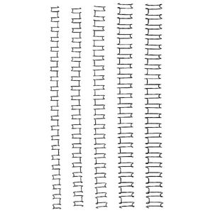 WIRE BINDING COILS 6MM WHITE BOX/100 Box