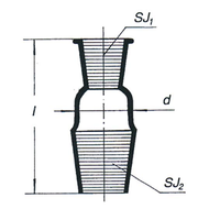 Monash Adapter, Reduction, Standard, Socket Joint 29/26, Cone 19/32, Borosilicate Glass, Australian, Each Each